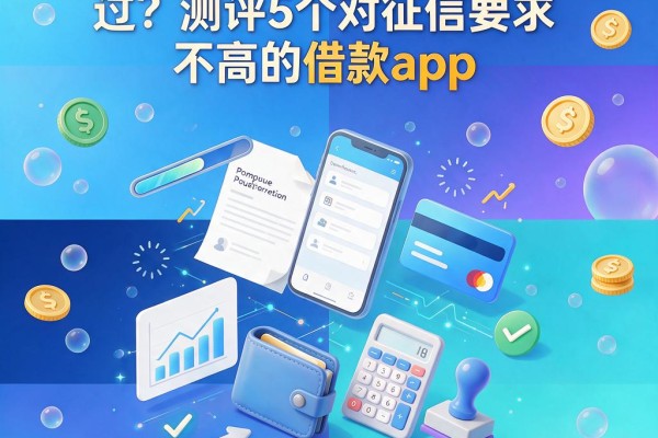 有哪款贷款软件可以通过?测评5个对征信要求不高的借款App