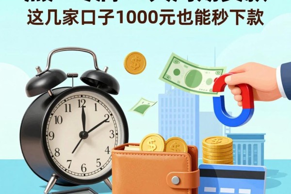 黑户专属30天周期贷款,这几家口子1000元也能秒下款