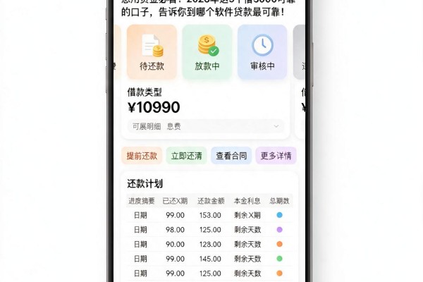 急用资金必看！2026年这5个借3000可靠的口子，告诉你到哪个软件贷款最可靠