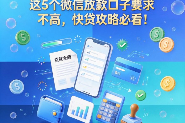 苹果手机借款App推荐:这5个微信放款口子要求不高,快贷攻略必看