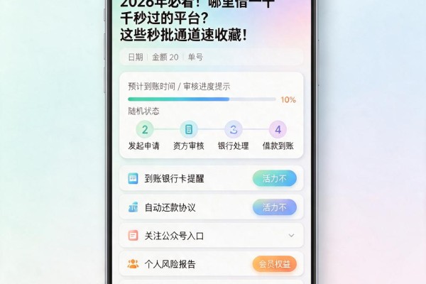 2026年必看!哪里借一千秒过的平台?这些秒批通道速收藏!