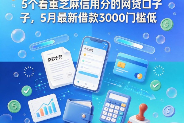 芝麻分能派大用场！盘点5个看重芝麻信用分的网贷口子，5月最新借款3000门槛低