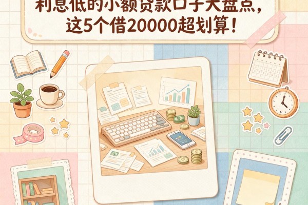 2026深度测评!利息低的小额贷款口子大盘点,这5个借20000超划算!