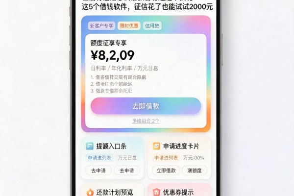 征信有逾期怎么借款容易通过审核呢?这5个借钱软件,征信花了也能试试2000元