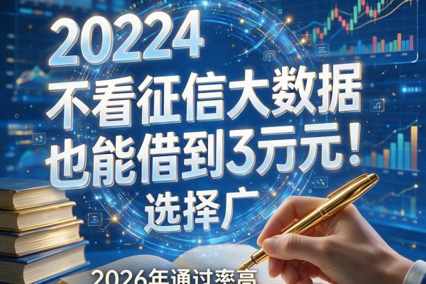 不看征信大数据也能借到3万元！2026年通过率高、选择广，这五个借钱平台速看