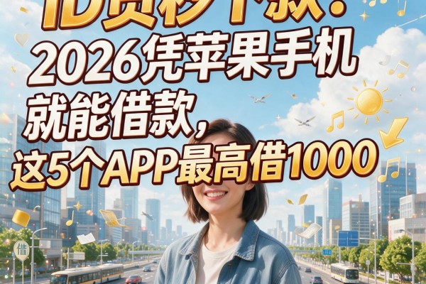 ID贷秒下款！2026凭苹果手机就能借款，这5个APP最高借1000