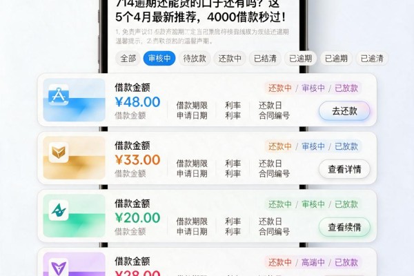 714逾期还能贷的口子还有吗？这5个4月最新推荐，4000借款秒过！