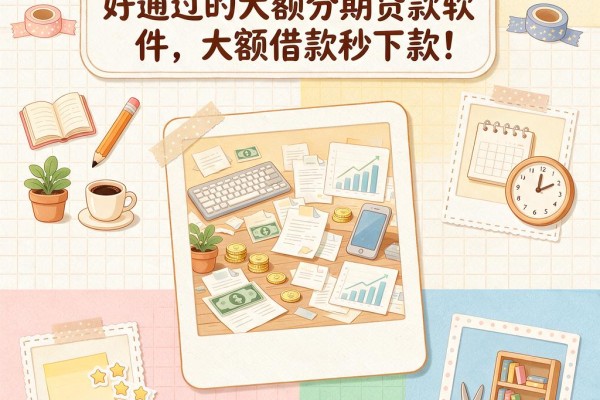 2026年必收藏！这五个好通过的大额分期贷款软件，大额借款秒下款！