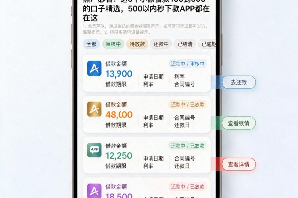 黑户必看!这5个小额借款100到500的口子精选,500以内秒下款APP都在这
