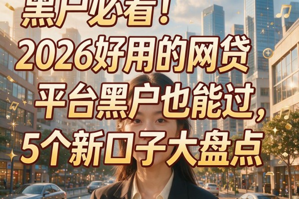 黑户必看！2026好用的网贷平台黑户也能过，5个新口子大盘点