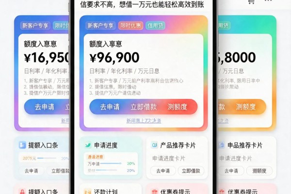 黑户必看!2026官方通知这5个网贷软件,征信要求不高,想借一万元也能轻松高效到账