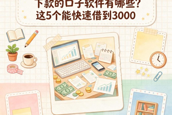 急用钱必看!2026年能快速下款的口子软件有哪些?这5个能快速借到3000