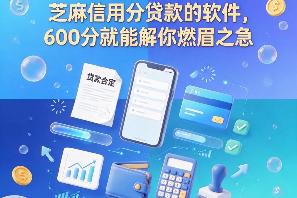 2026必看!这5个只要芝麻信用分贷款的软件,600分就能解你燃眉之急