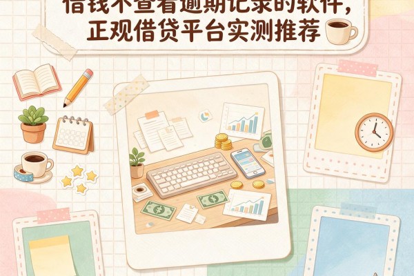 2026首发福利!盘点那些借钱不查看逾期记录的软件,正规借贷平台实测推荐