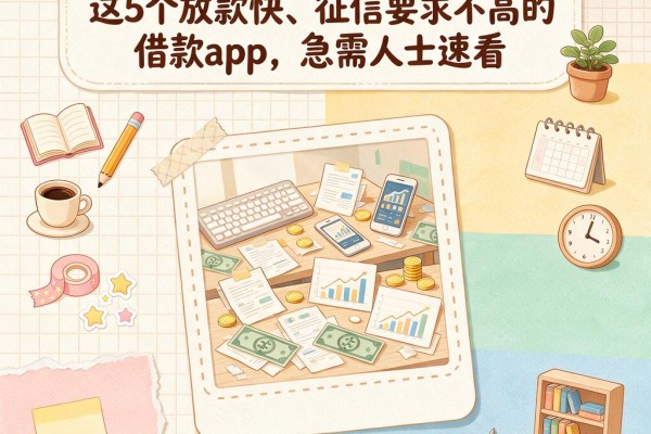 黑户网贷真的能下款?这5个放款快、征信要求不高的借款app,急需人士速看