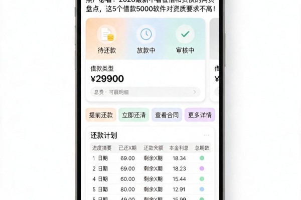 黑户必看!2026最新不看征信和负债的网贷盘点,这5个借款5000软件对资质要求不高
