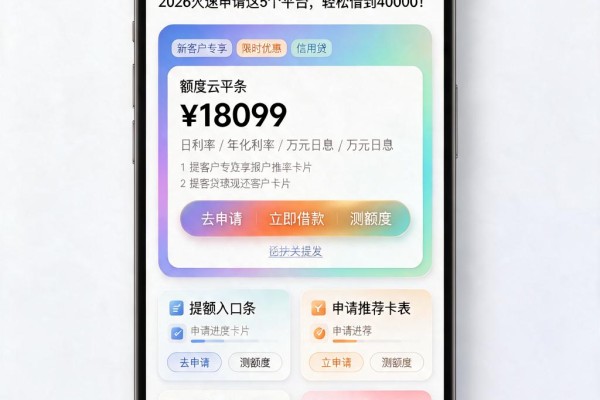黑户逾期了必下款软件盘点！2026火速申请这5个平台，轻松借到40000