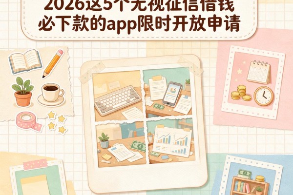 征信烂了还能贷款?2026这5个无视征信借钱必下款的app限时开放申请