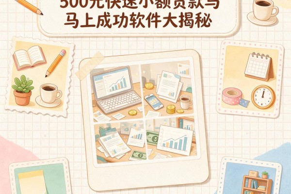 急用钱必看!2026年5个500元快速小额贷款马上成功软件大揭秘