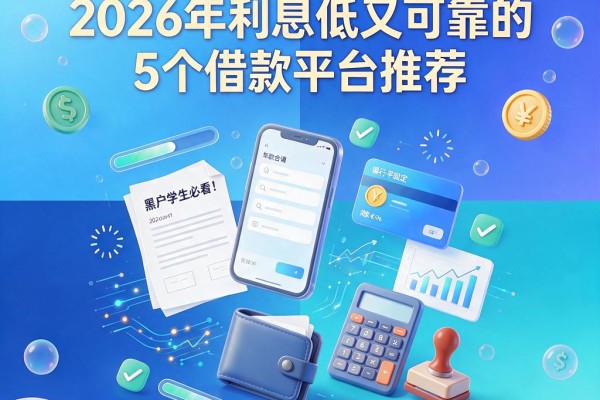 黑户学生必看!2026年利息低又可靠的5个借款平台推荐