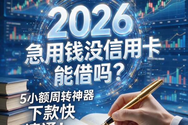 急用钱没信用卡能借吗?2026这5个小额周转神器下款快,速通!