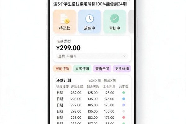 速览!不查征信不看大数据的网贷平台盘点,这5个学生借钱渠道号称100%能借到24期