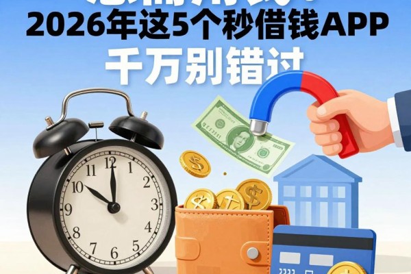 急需用钱？2026年这5个秒借钱APP千万别错过！