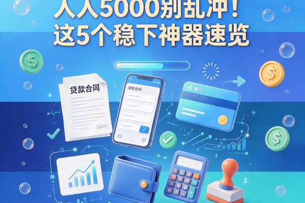 2026良心口子人人5000别乱冲！这5个稳下神器速览