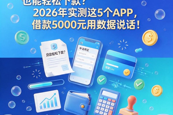 芝麻信用分664申请贷款也能轻松下款?2026年实测这5个APP,借款5000元用数据说话!