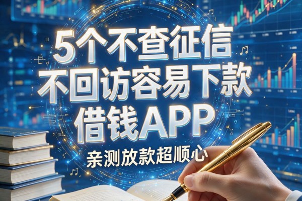 秒下款!5个不查征信不回访容易下款的借钱APP,亲测放款超顺心