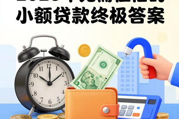 黑户必看！2026年无需征信的小额贷款APP终极答案，这5个口子征信要求不高可借6000