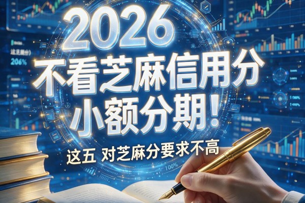 不看芝麻信用分的小额分期!2026推荐这五个对芝麻分要求不高、借款1000必下的软件
