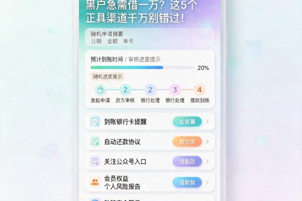 黑户急需借一万?这5个正规渠道千万别错过!