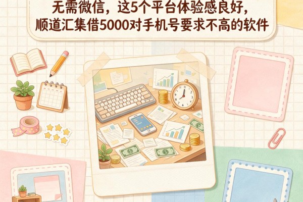 黑户专享!只用手机号就能借钱,无需微信,这5个平台体验感良好,顺道汇集借5000对手机号要求不高的软件