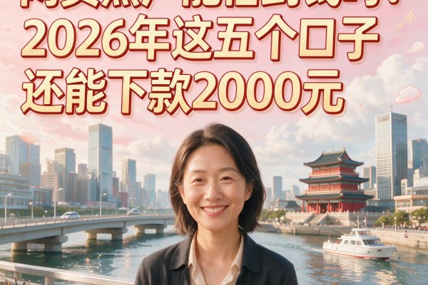 网贷黑户能借到钱吗？2026年这五个口子还能下款2000元