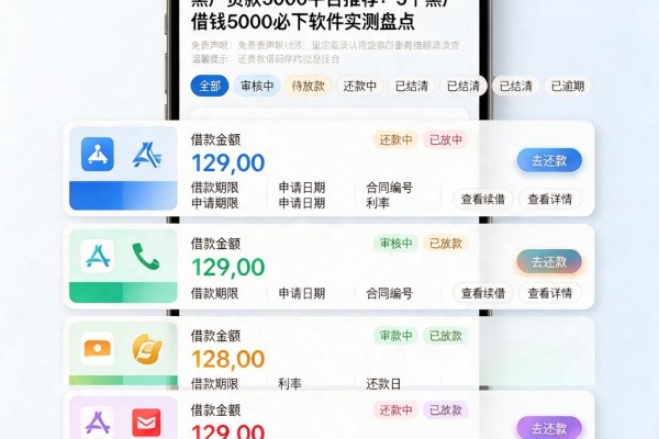 黑户贷款5000平台推荐:5个黑户借钱5000必下软件实测盘点