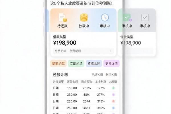 急用钱必看!有能下2万的小贷口子吗?这5个私人放款渠道细节到位秒到账