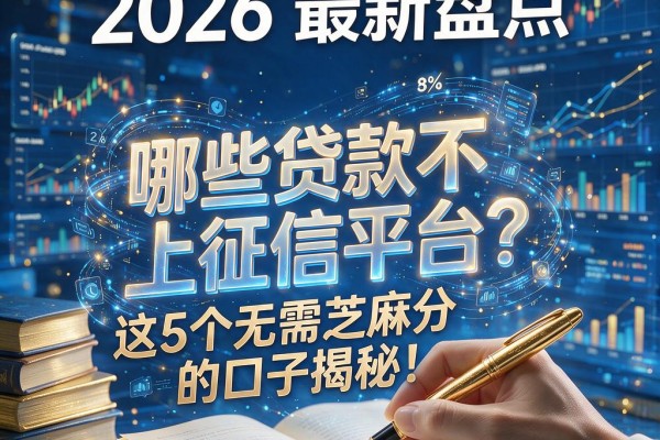 2026最新盘点:哪些贷款不上征信平台?这5个无需芝麻分的口子揭秘!