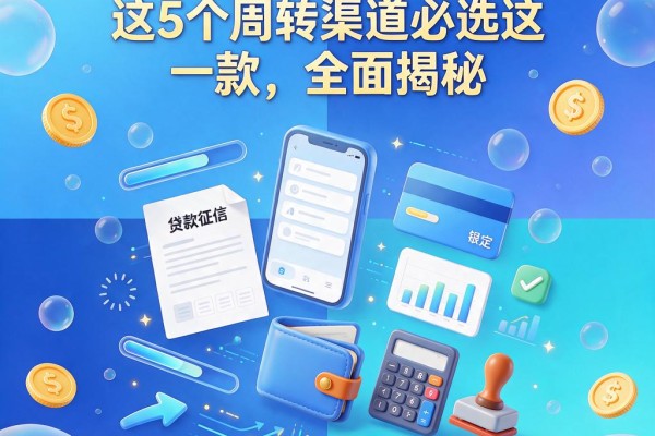 不看征信秒批3000！这5个周转渠道必选这一款，全面揭秘
