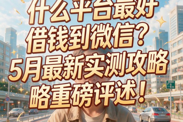什么平台最好借钱到微信？5月最新实测攻略重磅评述！