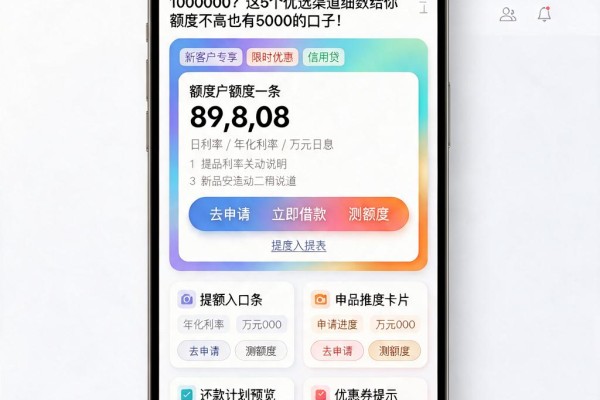 急用100万?2026年哪里可以借款1000000?这5个优选渠道细数给你,额度不高也有5000的口子!