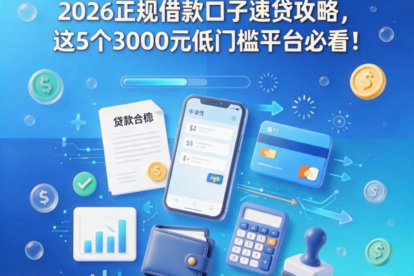 滴滴车主贷借款app下载同款!2026正规借款口子速贷攻略,这5个3000元低门槛平台必看