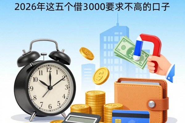 网上借款哪个平台门槛低?2026年这五个借3000要求不高的口子,万人亲测值得信赖