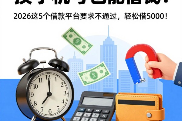 换手机号也能借钱?2026这5个借款平台要求不高,换手机号借款可以通过,轻松借5000!