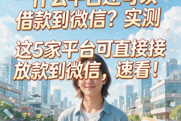 什么平台还可以借款到微信?实测这5家平台可直接放款到微信,速看!