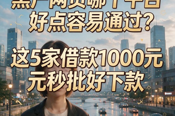 黑户网贷哪个平台好点容易通过?这5家借款1000元秒批好下款