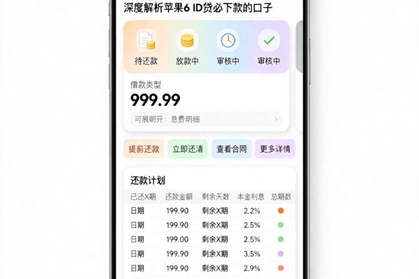 3月必读!放款容易的软件哪个好?深度解析苹果6 ID贷必下款的口子