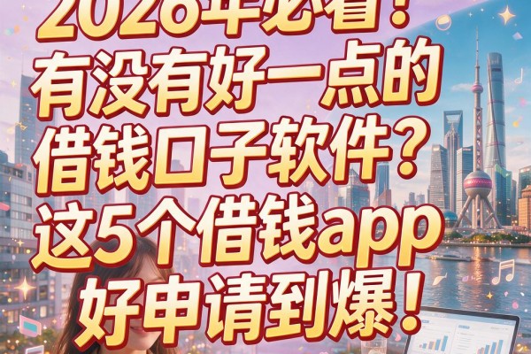 2026年必看!有没有好一点的借钱口子软件?这5个借钱app好申请到爆!