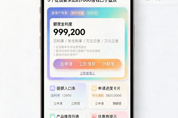 不查征信的借款app有哪些?2026必看!5个征信要求低的7000借钱口子盘点