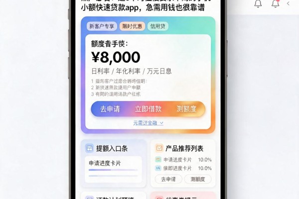 黑户必看！这5个对征信要求不高的手机小额快速贷款App，急需用钱也很靠谱